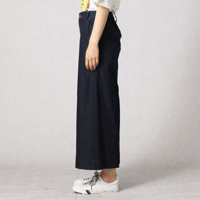 【セットアップ対応】ストレッチデニムワイドパンツ（７７１０ＰＹ１６）