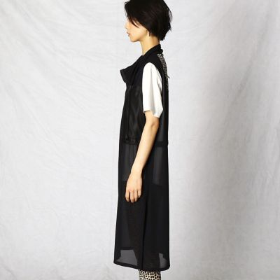 シフォンロング ジレ（7710VT08） | β (Women)/ベータ | 三越