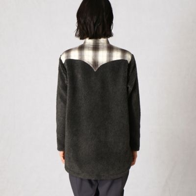 メランジシャギー　起毛チェック柄シャツ（７７１１ＨＷ０８）