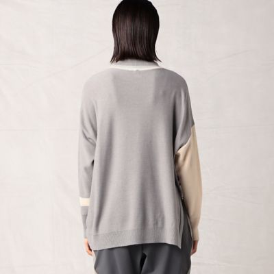 雪柄 ニットプルオーバー（7711IE21） | β (Women)/ベータ