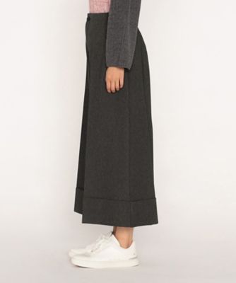 裾ダブル クロップドワイドパンツ（7711PM18） | β (Women