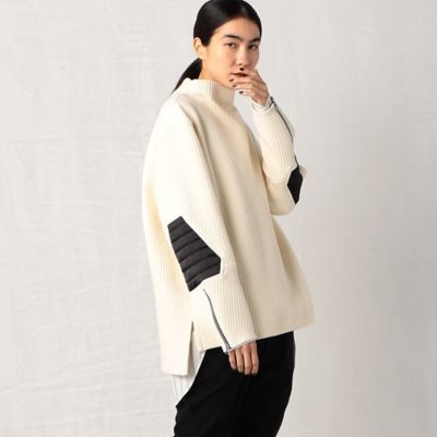 ＜β (Women)＞ストライプキルティング　プルオーバー（７７１２ＥＥ１５）