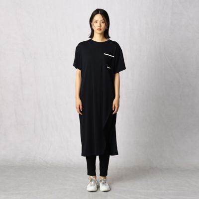 ワッペン付き　ロング　Ｔシャツ（７７１２ＴＹ５１）