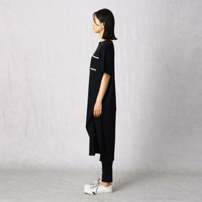 ワッペン付き　ロング　Ｔシャツ（７７１２ＴＹ５１）