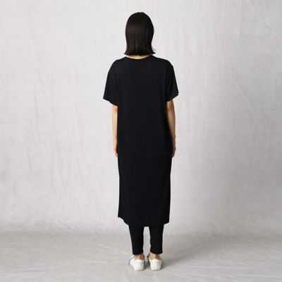 ワッペン付き　ロング　Ｔシャツ（７７１２ＴＹ５１）