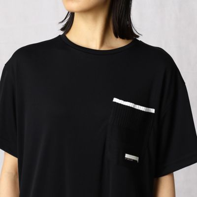 ワッペン付き　ロング　Ｔシャツ（７７１２ＴＹ５１）