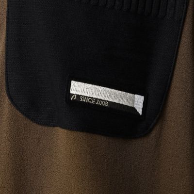 ワッペン付き　ロング　Ｔシャツ（７７１２ＴＹ５１）