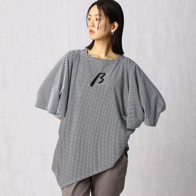 βビーズ刺繍ボーダー天竺　プルオーバー（７７１２ＴＹ５２）