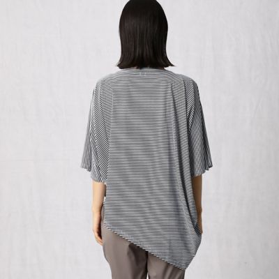 βビーズ刺繍ボーダー天竺　プルオーバー（７７１２ＴＹ５２）