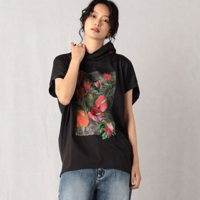 ＜β (Women)＞ガーデンプリント　フーディープルオーバー（７７１４ＥＣ１８）