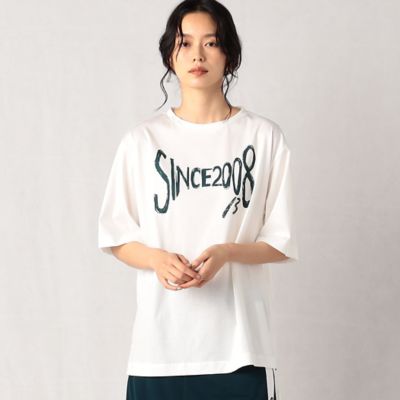 ＜β (Women)＞バイカラー　ロゴＴシャツ（７７１５ＴＣ２３）