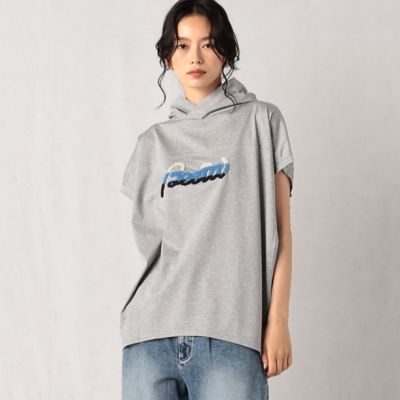 ＜β (Women)＞βロゴサガラ刺繍フーディープルオーバー（７７２０ＥＣ１６）