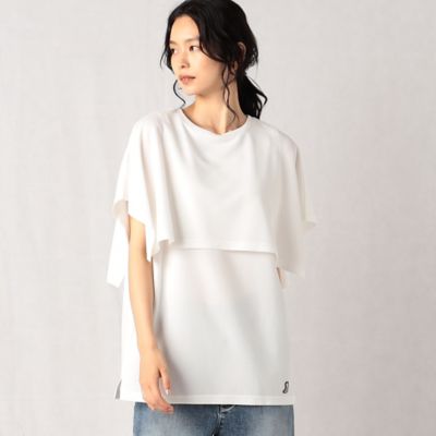 ＜β (Women)＞梨地ジャージー　ケープレイヤードプルオーバー（７７２０ＥＣ１９）