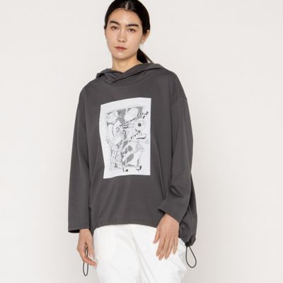 ＜β (Women)＞４コマネコプリント　トレーナー（７７２０ＥＧ０８）