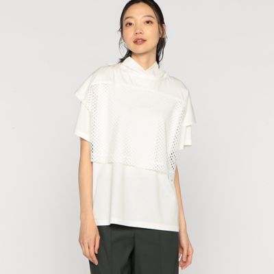 ＜β (Women)＞【アンサンブル】ビッグメッシュ　プルオーバー（７７２０ＥＧ１８）
