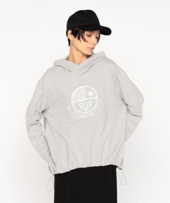 ＜β (Women)＞エンブレムプリント　フーディープルオーバー（７７２０ＥＭ０４）