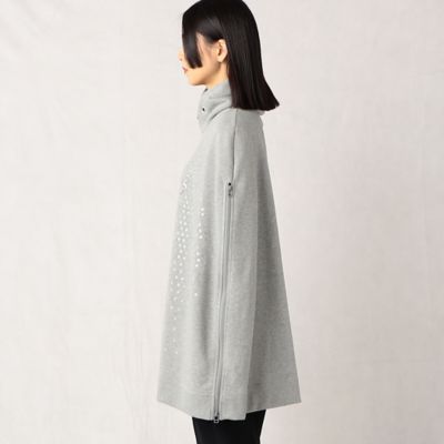 セントラルタンブラー起毛スパンコール刺繍　ケーププルオーバー（７７２０ＴＡ５３）