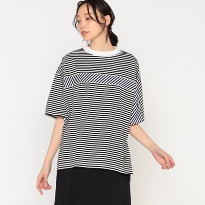 ボーダー切り替え　Ｔシャツ（７７２０ＴＧ０５）