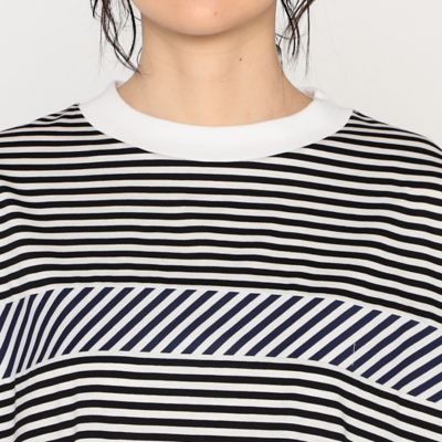 ボーダー切り替え　Ｔシャツ（７７２０ＴＧ０５）
