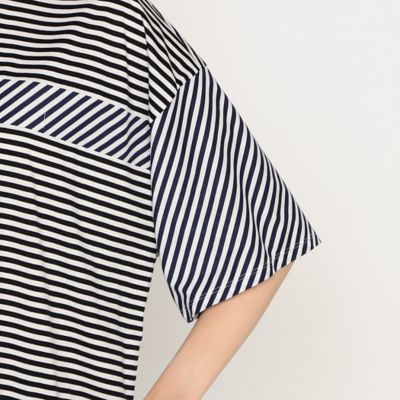 ボーダー切り替え　Ｔシャツ（７７２０ＴＧ０５）
