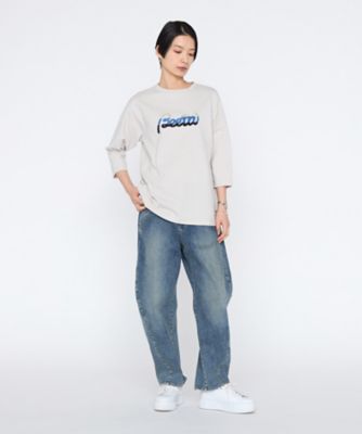 サガラ刺繍 七分袖Tシャツ（7720TO02） | β (Women)/ベータ