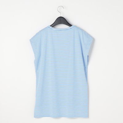 交編天竺　カラーボーダー　Ｔシャツ（７７２０ＴＹ５８）