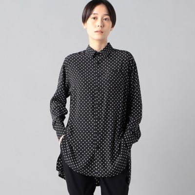 最新デザインの PAGELO プリントモノクロシャツ M メンズウェア