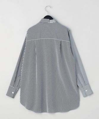 ストライプコンビ ダブルフロントシャツ（7721HM04） | β