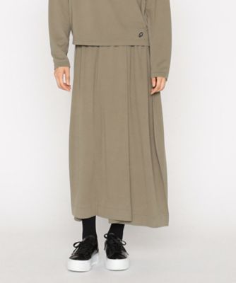 Malbon スカート グリーン プリーツ構造 軽量ストレッチ 即購入可⛳ グリーン系 β (Women)のロングスカート・マキシスカート