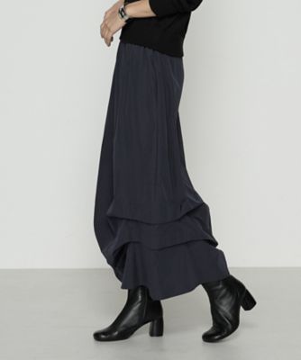 レア　PLEATS PLEASE 国旗 変形 タック スカート サイズ5 美品 PLEATS PLEASE 国旗 変形 タック スカート 希少 サイズ5