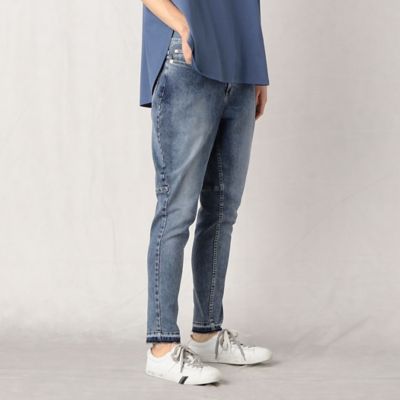 ＜β (Women)＞１０ＯＺハイパワーストレッチデニム　ジョッパーズパンツ（７７２２ＰＣ１７）