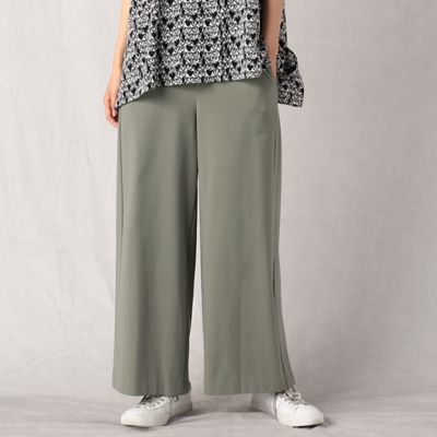 ストレッチスムース　ワイドパンツ（７７２２ＰＣ２２）