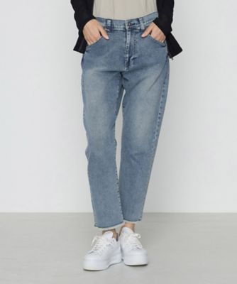 ＜β (Women)＞ハイパワーストレッチ　クロップドデニムパンツ（７７２２ＰＫ０９）