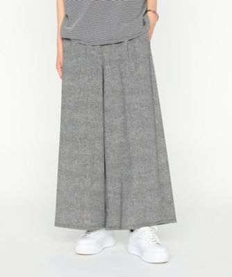 ＜β (Women)＞ツイードプリント　クロップドワイドパンツ（７７２２ＰＫ１７）