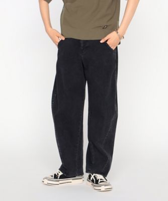 ＜β (Women)＞ストレッチブラックデニム　バレルパンツ（７７２２ＰＭ０１）