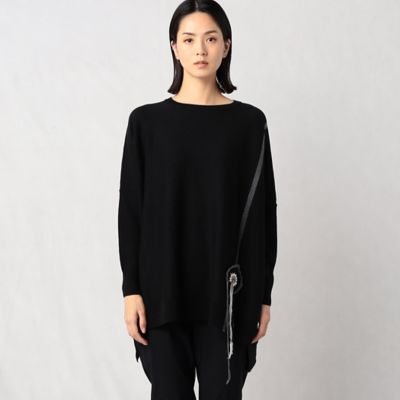 かぎ編みモチーフ付き　ビックセーター（７７２３ＩＡ２２）