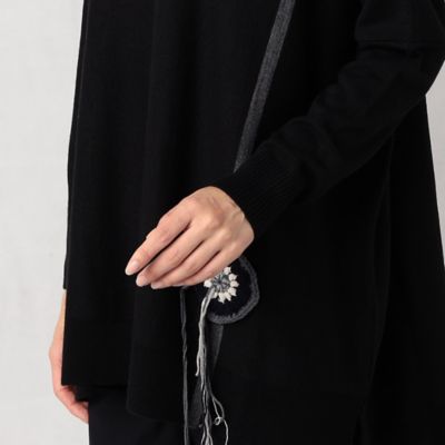 かぎ編みモチーフ付き　ビックセーター（７７２３ＩＡ２２）