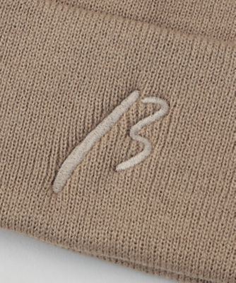 ロゴ刺繍入り ニットキャップ（7765XI03） | β (Women
