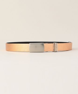 ＜β (Women)＞ローラーバックル太幅ベルト（７７６５ＹＭ０２）