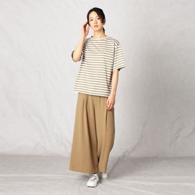 度詰天竺ボーダーＴシャツ（７７６７ＴＹ１９）　１３ＢＲ