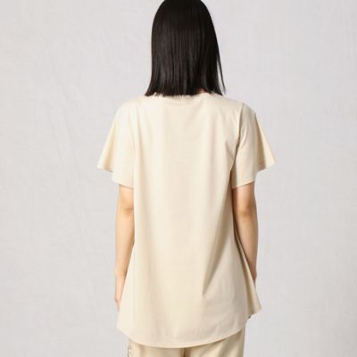 グラデーション椰子の木プリントＴシャツ（７７７０ＴＹ４３）１３ＢＲ