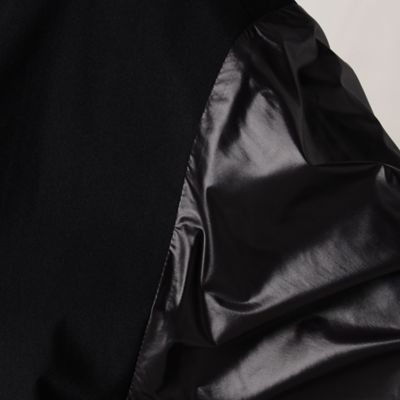 〔＋サイズ〕メリルハイテンション×タフタスフーデッドスタジャン（７７７１ＥＡ０３）