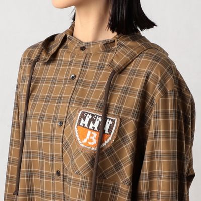 〔＋サイズ〕アンデスフーディー　ロングシャツ（７７７１ＨＡ０９）
