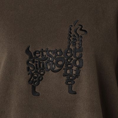 〔＋サイズ〕アンデスメッセージアルパカ刺繍　プルオーバー（７７７１ＴＡ３５）