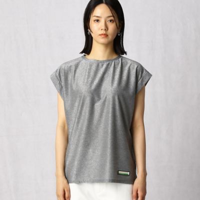 〔＋サイズ〕ラメジャージー　Ｔシャツ（７７７１ＴＹ５６）
