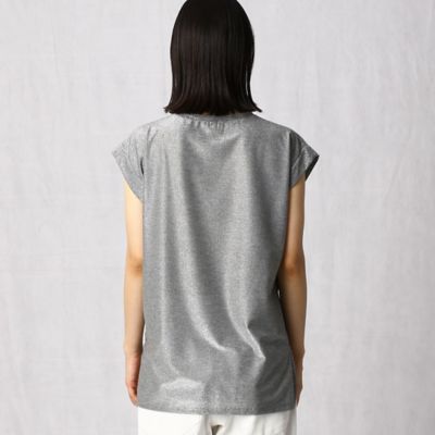 〔＋サイズ〕ラメジャージー　Ｔシャツ（７７７１ＴＹ５６）
