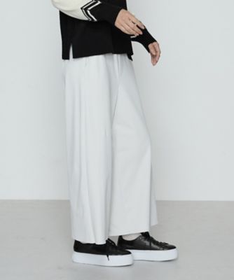 裏起毛 クロップドワイドパンツ（7777PM17） | β (Women