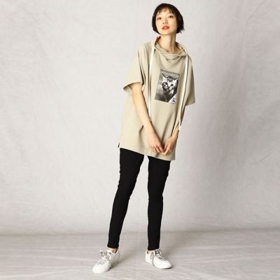 未使用✨pas de calais フラーダンディゴ天竺プリントプルオーバー 未使用✨pas de calais フラーダンディゴ天竺プリントプルオーバー