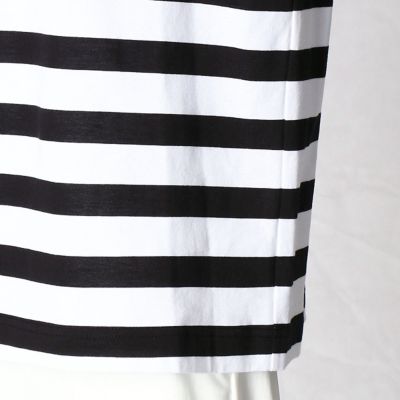 シルケット天竺ボーダー　Ｔシャツ（７７７７ＴＴ４１）