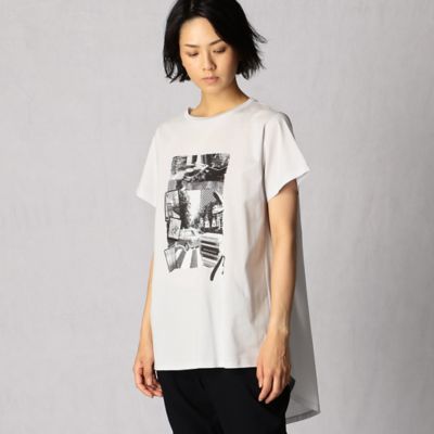 街並みプリント Tシャツ（7777TW19） | β (Women